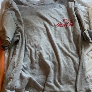 Grey Coca Cola shirt